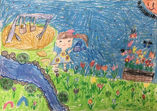 お花をいっぱい育てよう！！　冨永