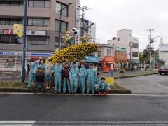 蘇我駅前立体花壇活動2