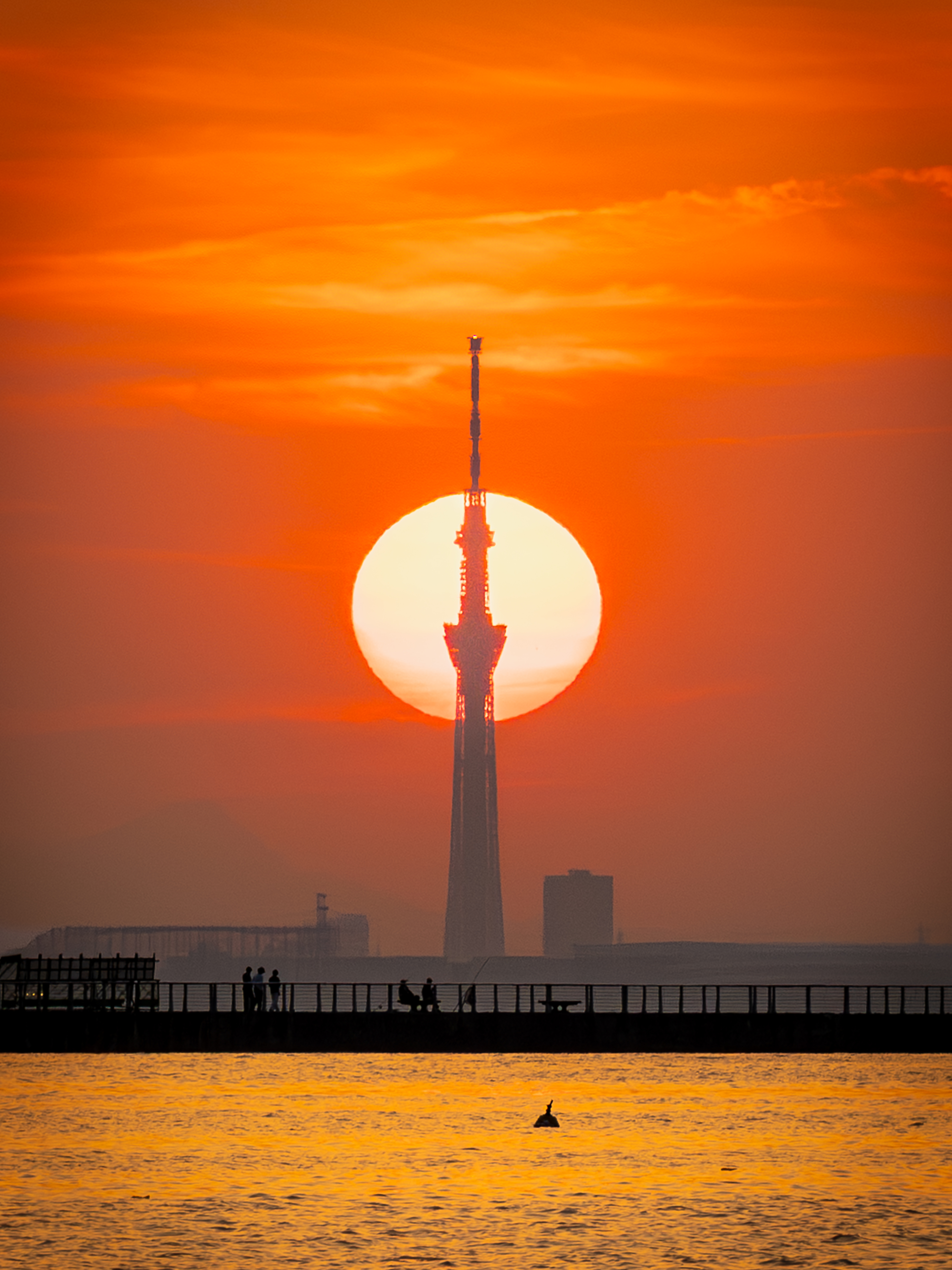 18_○スカイツリーと夕陽