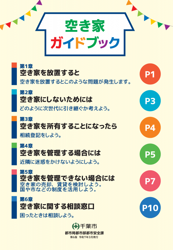 空き家ガイドブック（表紙）