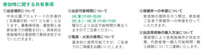 参加時の共通事項