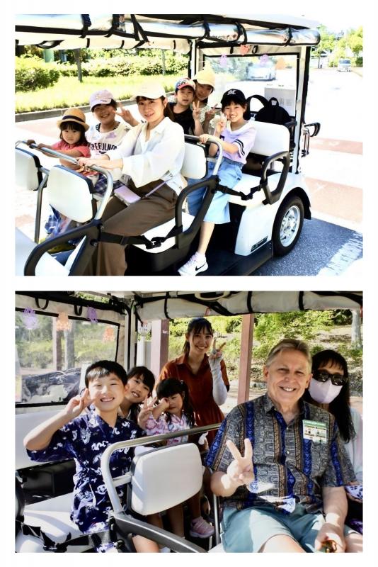 動物公園への送迎運行の様子