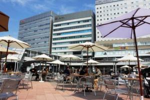 201510西口マルシェ会場1