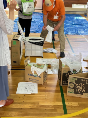 段ボールトイレ