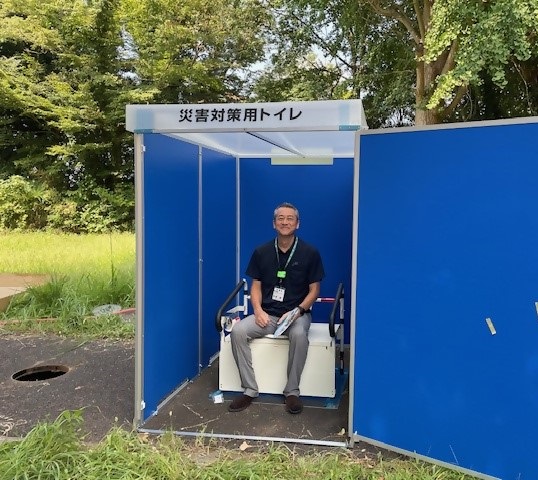 マンホールトイレ設置