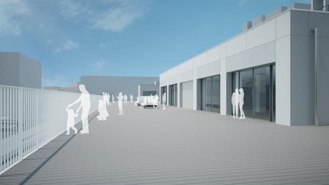 屋外図（テラス）