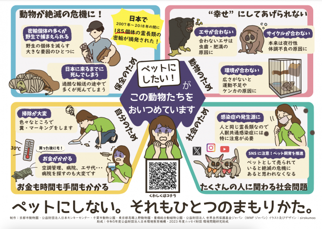 野生動物ペット取引教材