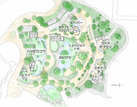 湿原ゾーン計画図