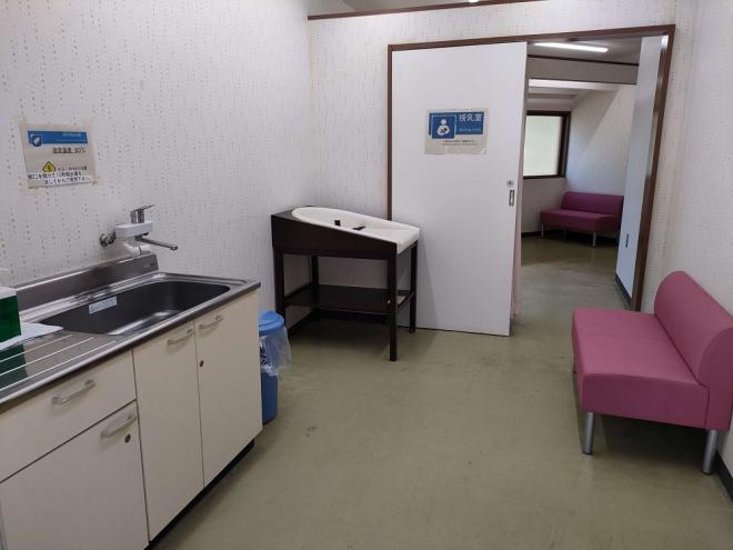 ふれあい動物の里授乳室内入り口