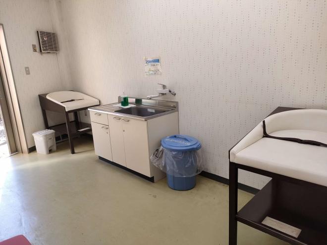 ふれあい動物の里授乳室ベビーシート