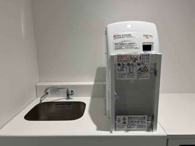科学館授乳室温水器1