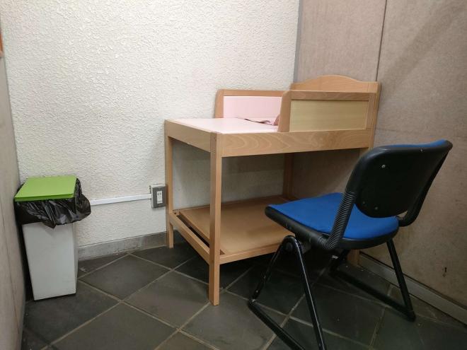 森のレストラン授乳室内