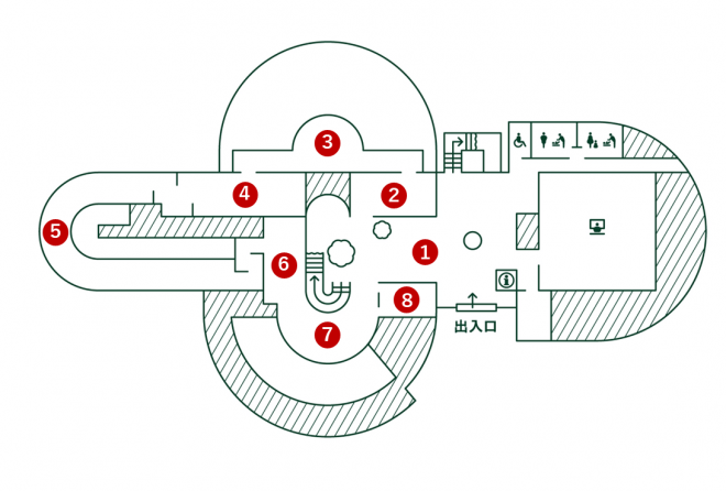 科学館マップ1階
